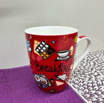 Mug Breakfast red new
