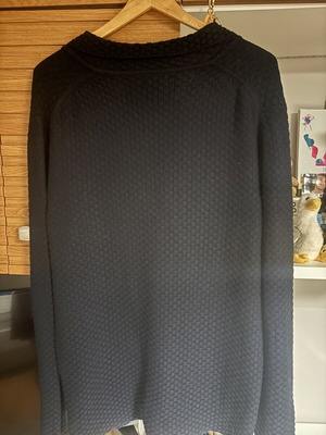 Massimo Dutti cardigan, dark blue, XL, cotton-wool