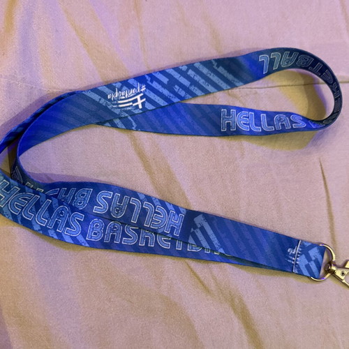 Hellas Basketball Lanyard like new, official keychain