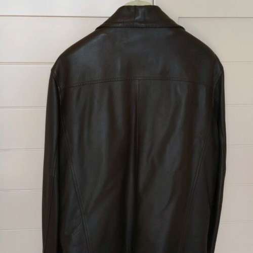 V.K. Vasiliadis leather jacket size M like new, brown