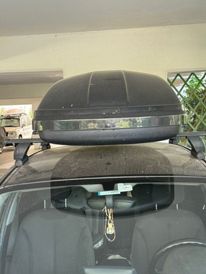 Μπαγκαζιέρα οροφής Arrow 430 Black με μπάρες οροφής Mont Blanc Ready Fit Steel RF16