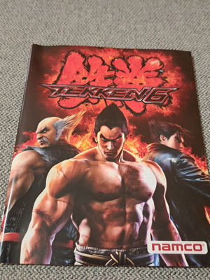 Tekken 6 booklet like new, English language, for PS3