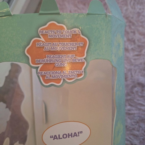 Stitch talking plush like new with original box