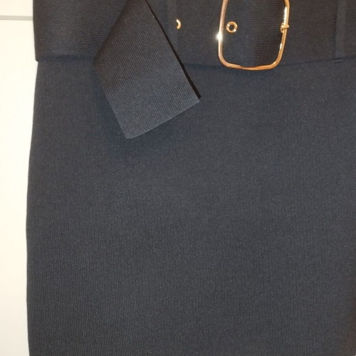 Zara short skirt with belt new, dark blue, size XL
