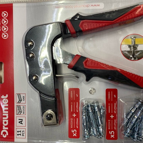 Drywall plug pliers new set with Draumet plugs metal