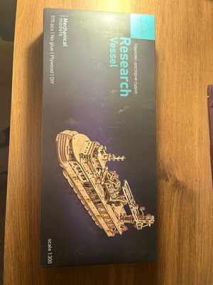 Ugears Research Vessel model kit new