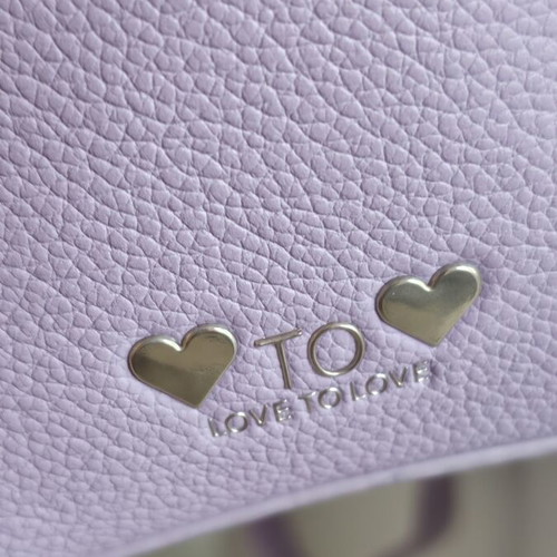 Love to Love backpack used, pink, leather