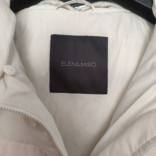 Elena Miro women's jacket new, white with hood
