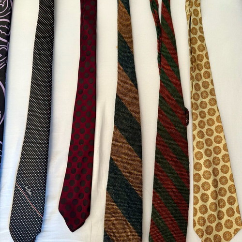 Vintage ties used, pack of 14 pieces