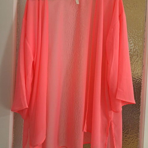 Neon kimono Bershka like new, size S, pink