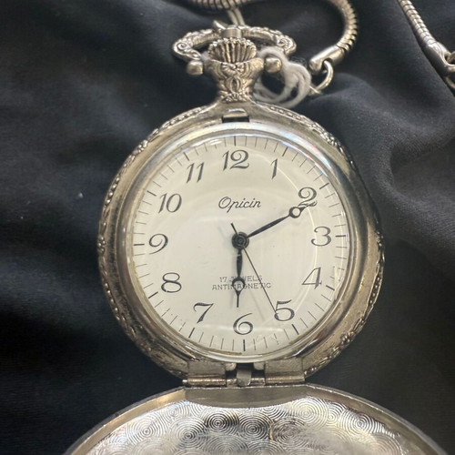 Opicin vintage pocket watch used, antimagnetic, non-working
