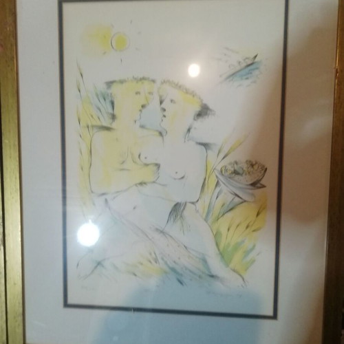 A. Karampelas lithographs, titled '4 Seasons', set of 4, signed, 1994