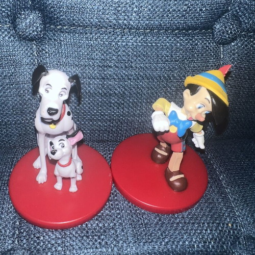 Magic Figures Pinocchio and 101 Dalmatians like new without book