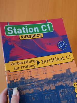 Station C1 Kursbuch βιβλίο γερμανικής γλώσσας σαν καινούργιο