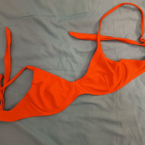Swimwear bra like new, red, size M