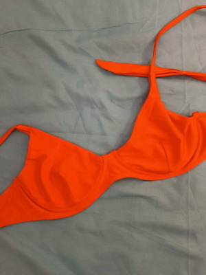 Swimwear bra like new, red, size M