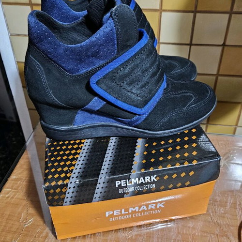 Blue turquoise ankle boots size 39 type sneakers used