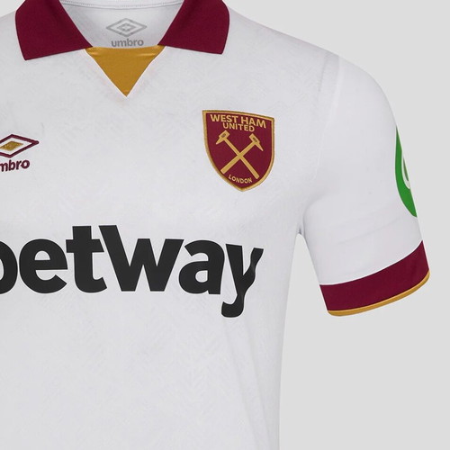 West Ham third official jersey 2024/25 new, set with shorts and socks