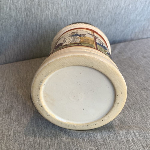 German beer stein with lid used