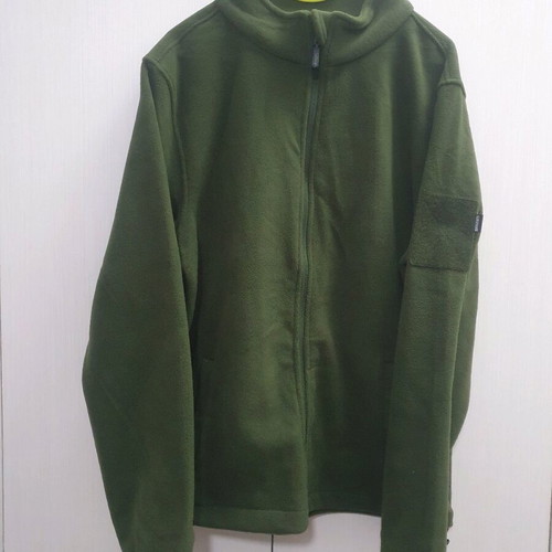 Essential Fleece jacket Survivors new, oversized olive, size L
