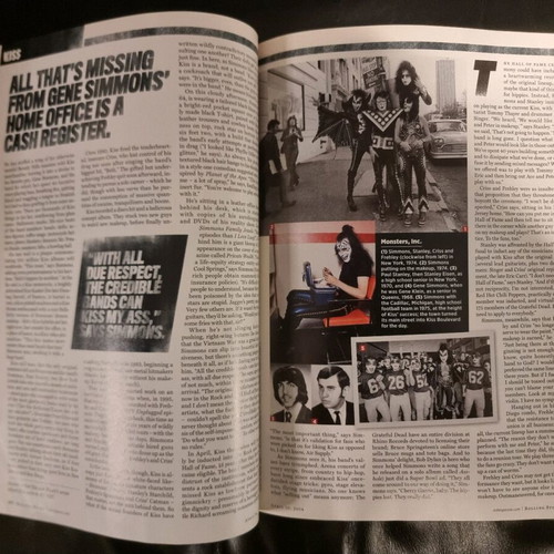 Rolling Stone magazine like new, Kiss tribute issue