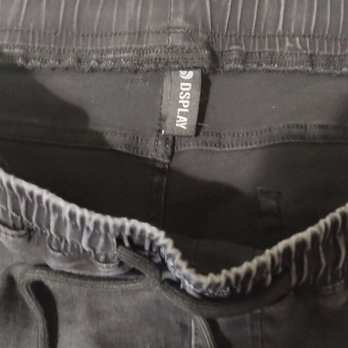 DSplay Jean Cargo Bermuda shorts, black anthracite