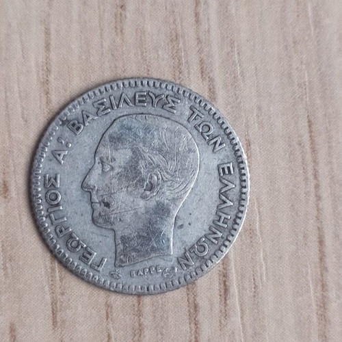 20 Lepta Coin 1874 silver used, very good condition