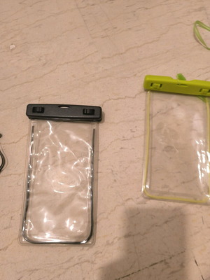 Waterproof phone cases used, set of 2 pieces