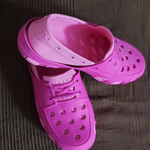 Beach shoes size 37 like new, pink, waterproof