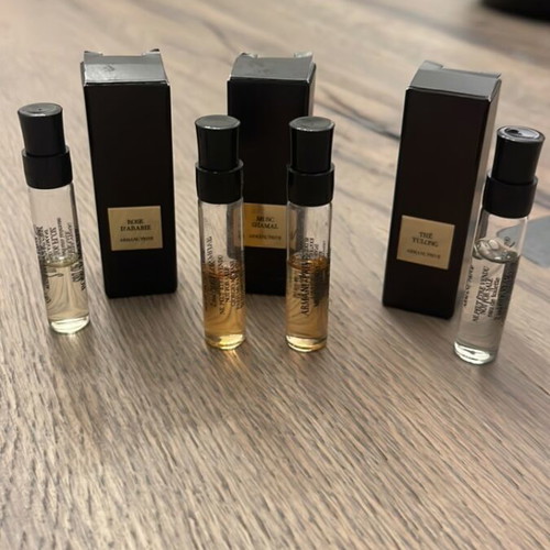 Armani Prive 4 used samples with gift fifth perfume