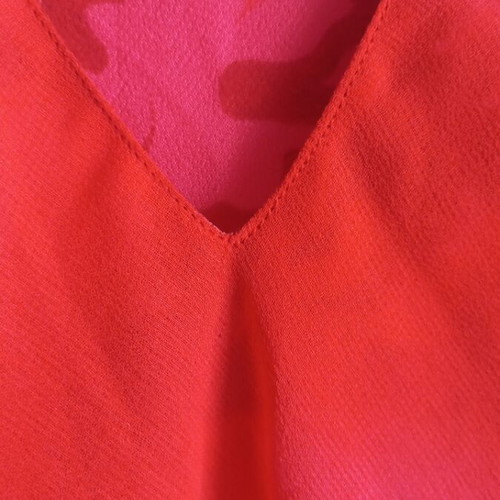 Double Fache women's blouse, organza, handmade, size S