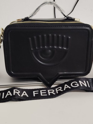 Chiara Ferragni Τσάντα χειρός και ώμου μαύρη καινούργια