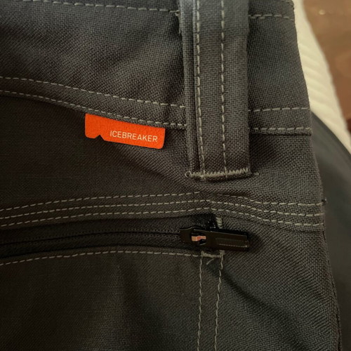 Icebreaker Merino women's trail shorts like new, size 28/38, gray