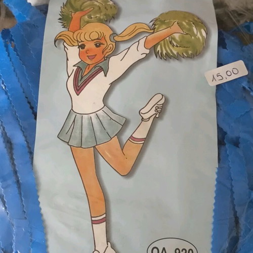 Pom-pom majorette new blue color