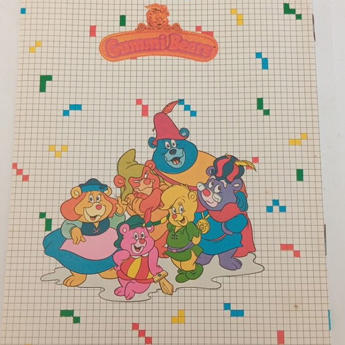 Collectible notebooks from the 1980s used, pack of 4