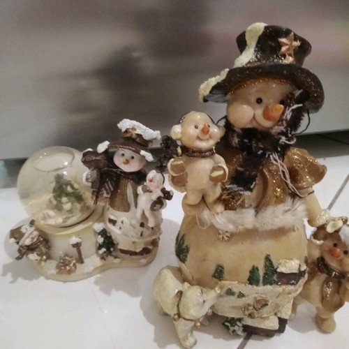 Christmas decorations like new, set of two without damage