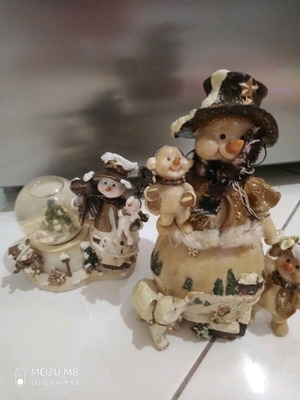Christmas decorations like new, set of two without damage