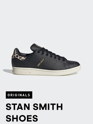 Adidas Stan Smith leather sneakers new, black