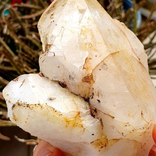 Clear Quartz Crystal Penteli Attica 12.8cm like new