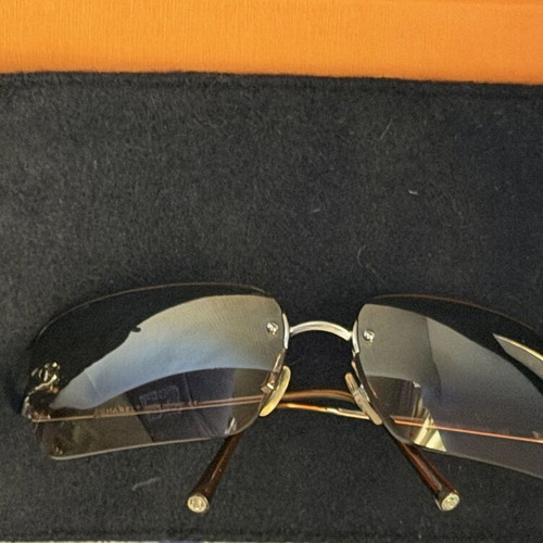 Chanel Rimless Sunglasses 4017 orange new