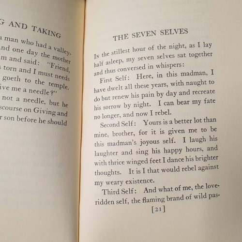 The Madman by Kahlil Gibran, 1970 edition, English book