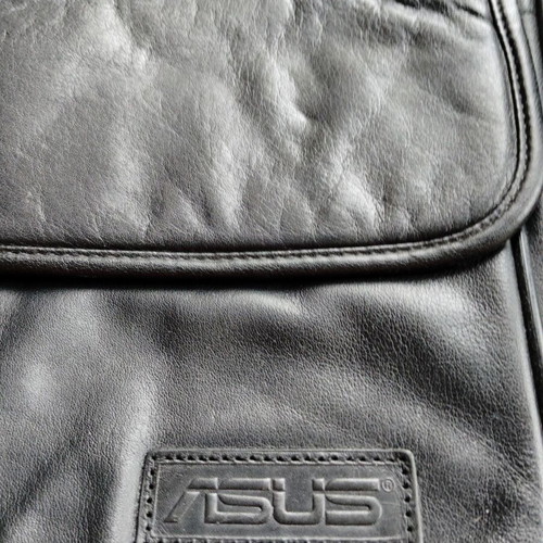 ASUS leather bag like new, men's business laptop bag