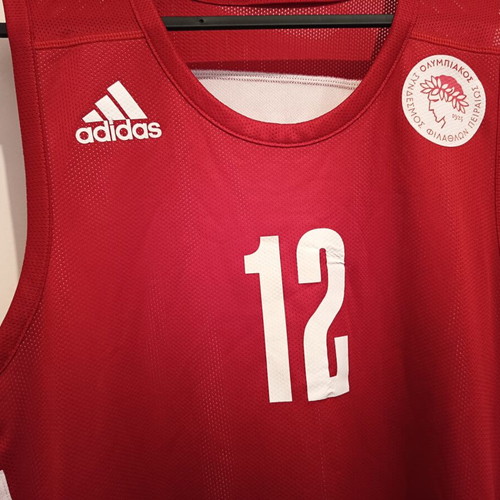 Olympiacos women's basketball training jersey medium like new