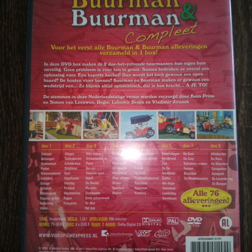 Buurman & Buurman 8 DVD set used, Dutch language