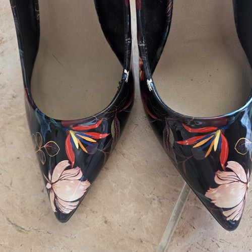 Aldo Stessy Floral Pumps New, Pointed Toe Stiletto Heels