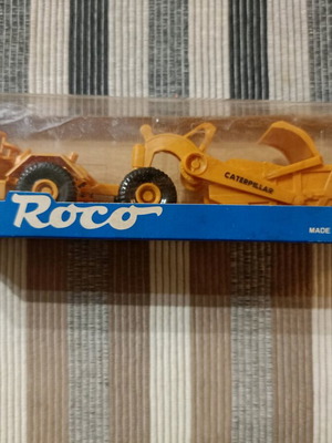 Vintage Roco Caterpillar Scraper 1:87 model used