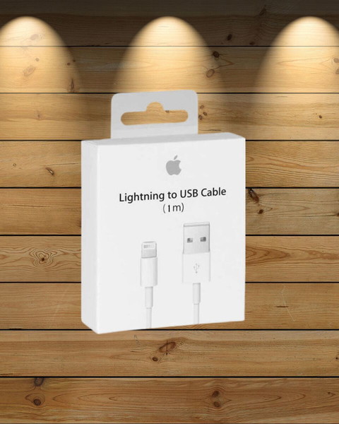 Apple USB-A to Lightning Cable Λευκό 1m