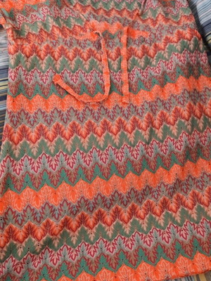 Beach dress like new, very short, multicolor