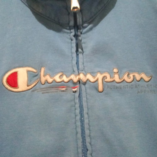Champion kids cardigan used, blue, for 9-10 years old