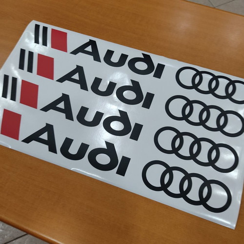 Audi door stickers new, 2 pieces, 60×7cm